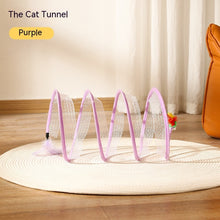 Folded Cat Tunnel Spring Toy